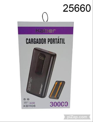 Imagen de CARGADOR PORTATIL CARGA RAPIDA 30000MAHM TIPO C 12.25
